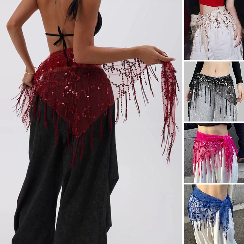 Street Fashion India - Fashion Sequins Belly Dance Belt Jazz