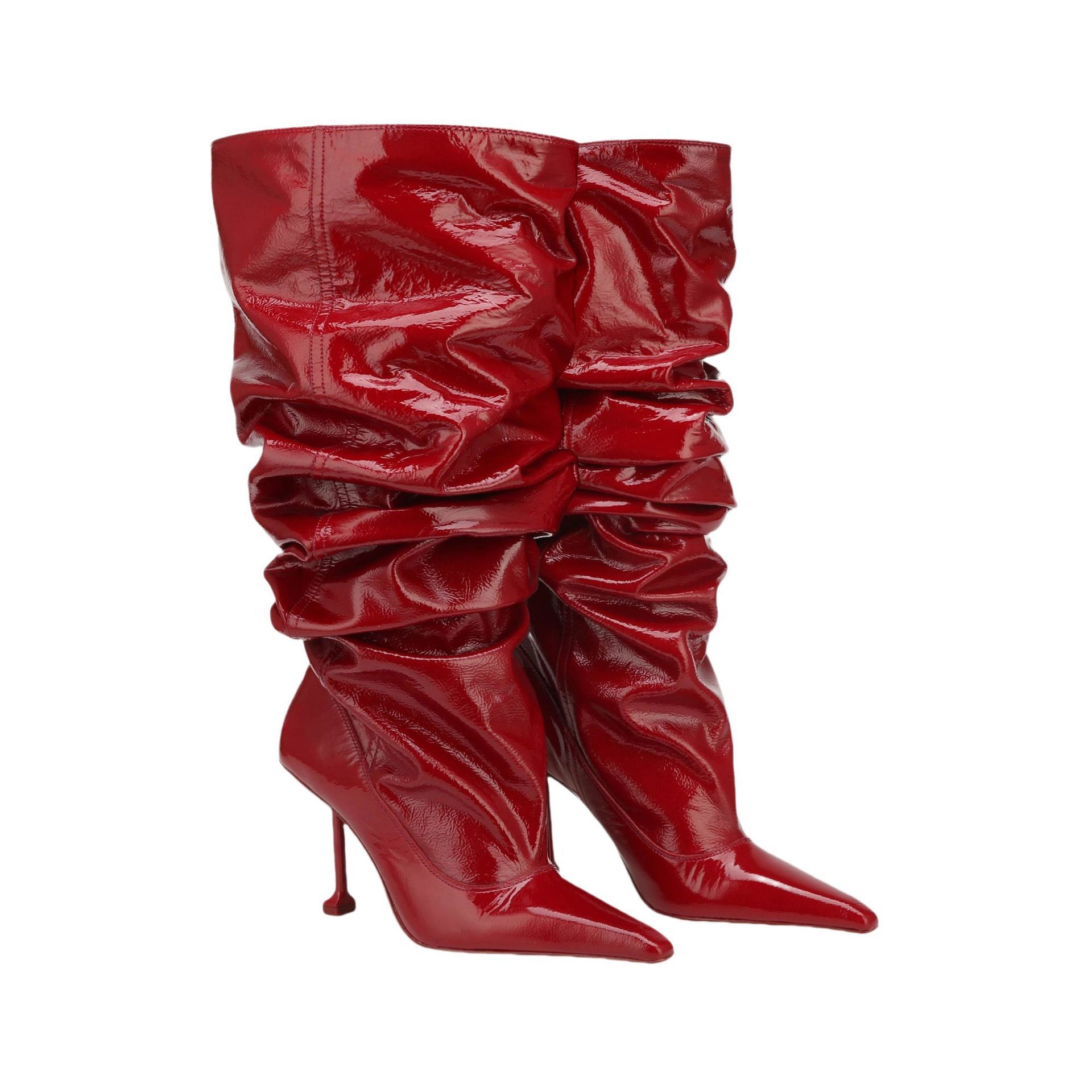 Street Fashion Europe - Europe And America Women's Patent Leather