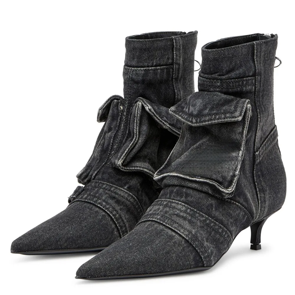 Parade Fashion Street - Para Mujer Women Shoes Washed Denim