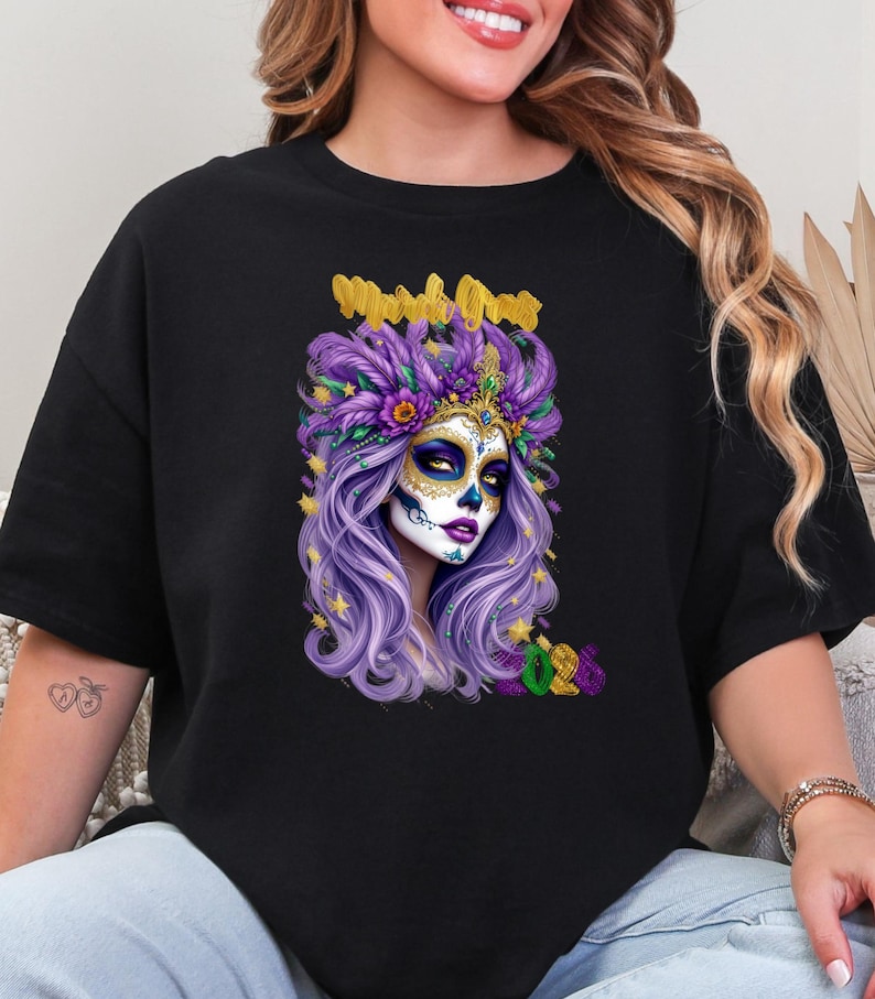 Parade Fashion Street - Mardi Gras Lady 2026 Shirt Purple