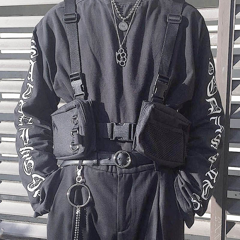 Street Fashion Baggy - Street Trend Chest Rig Bag Hip