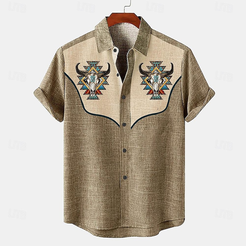 Linen Men's Shirt Short Sleeve - đánh giá và giá Parade Fashion Street