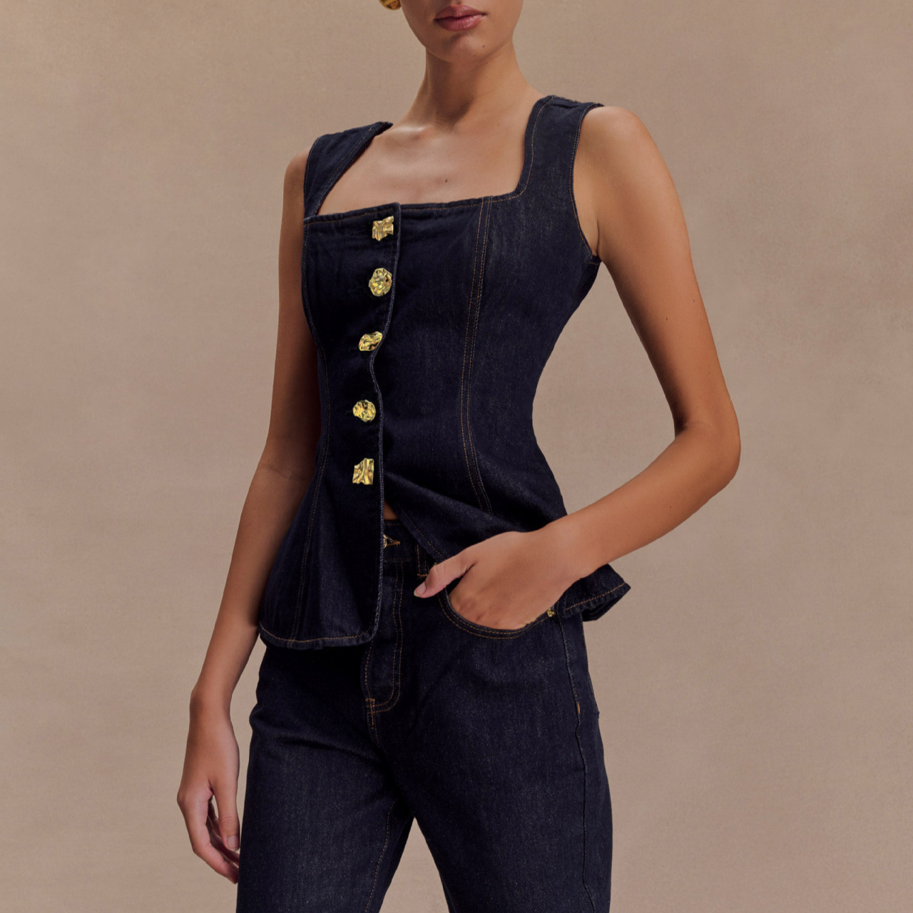 Summer Denim Pant Sets Women 2 - đánh giá và giá Street Fashion Baggy