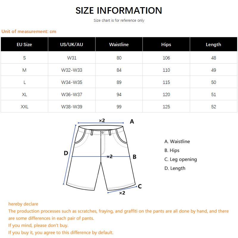 Hip-Hop Streetwear Men's Denim - đánh giá và giá Street Fashion Baggy