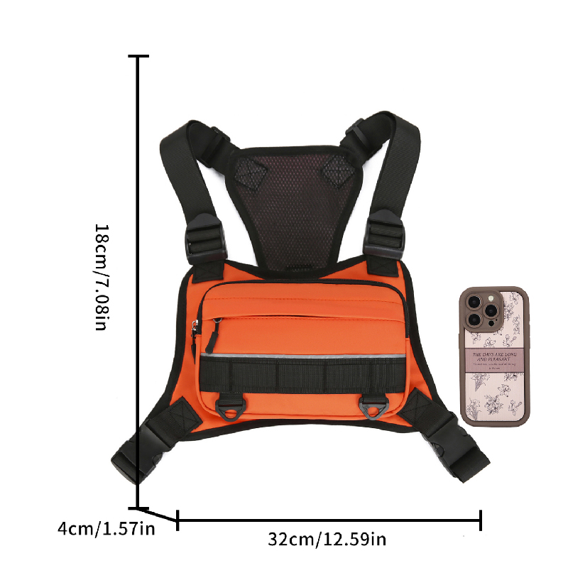 Reflective Outdoor Sports Vest - đánh giá và giá Street Fashion Baggy