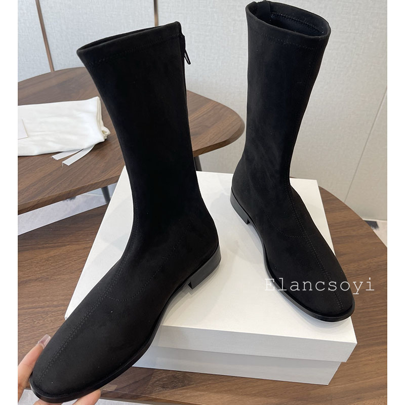 Stretch Boots Women Round Toe  - đánh giá và giá Street Fashion Rome 2025