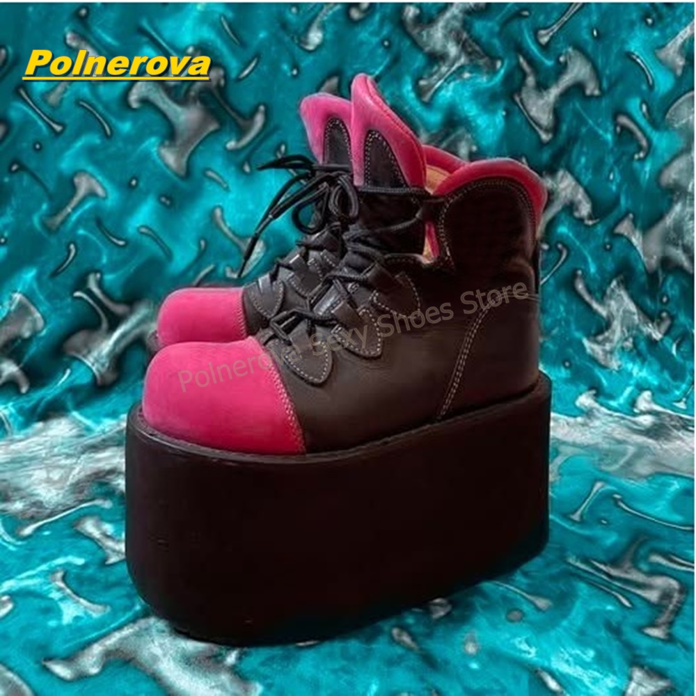 Y2K Punk Platform Mid Calf Boo - đánh giá và giá Street Fashion Hot