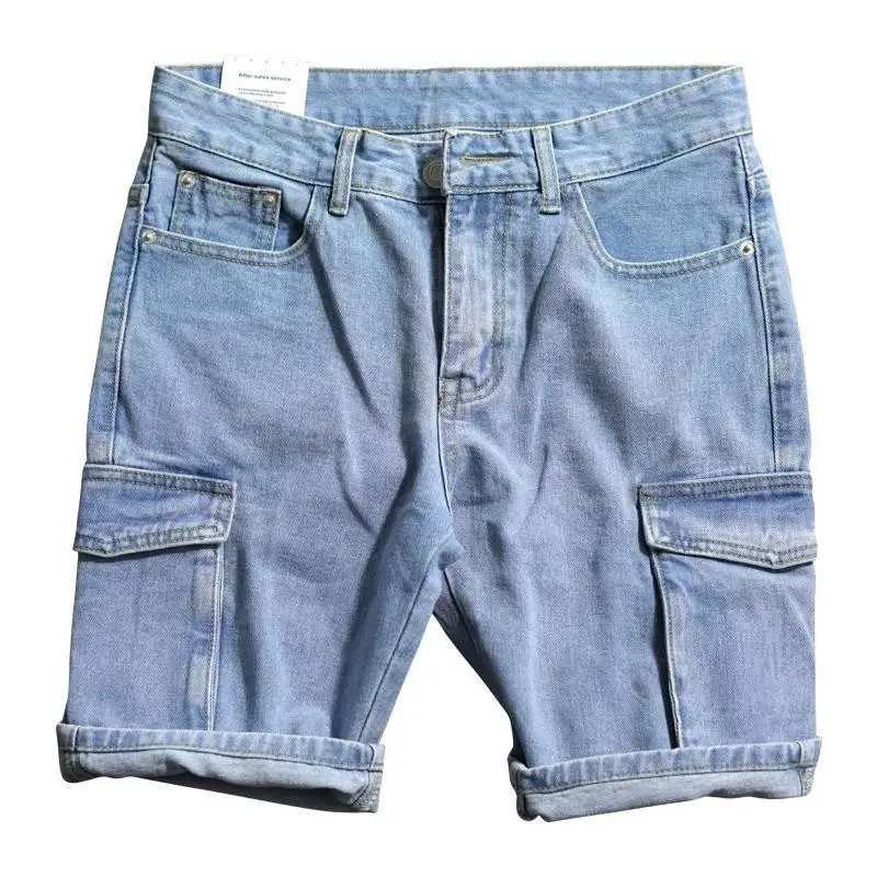 Loose Straight Short Jeans Pan - đánh giá và giá Street Fashion Baggy
