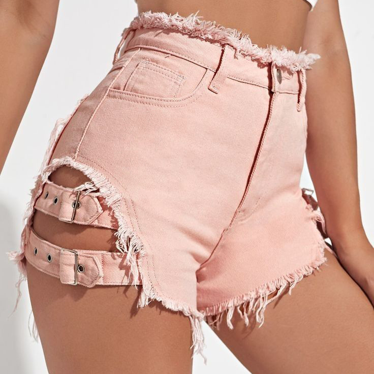 Women High Waist Denim Shorts  - đánh giá và giá Street Fashion Hot