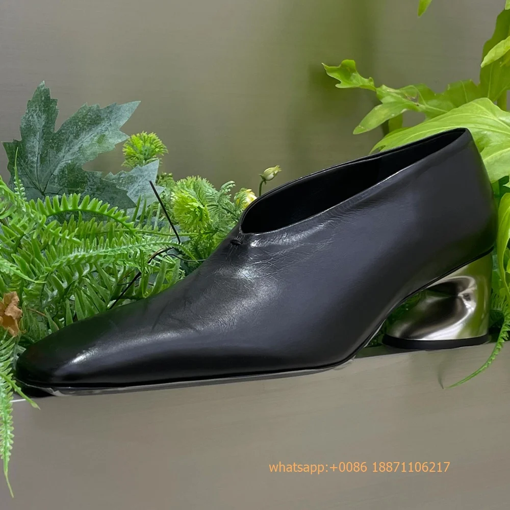 Genuine Leather Weird Heel Wom - đánh giá và giá Street Fashion Rome 2025