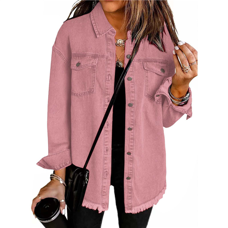 Women's Washed Denim Shirt Jac - đánh giá và giá Street Fashion Europe