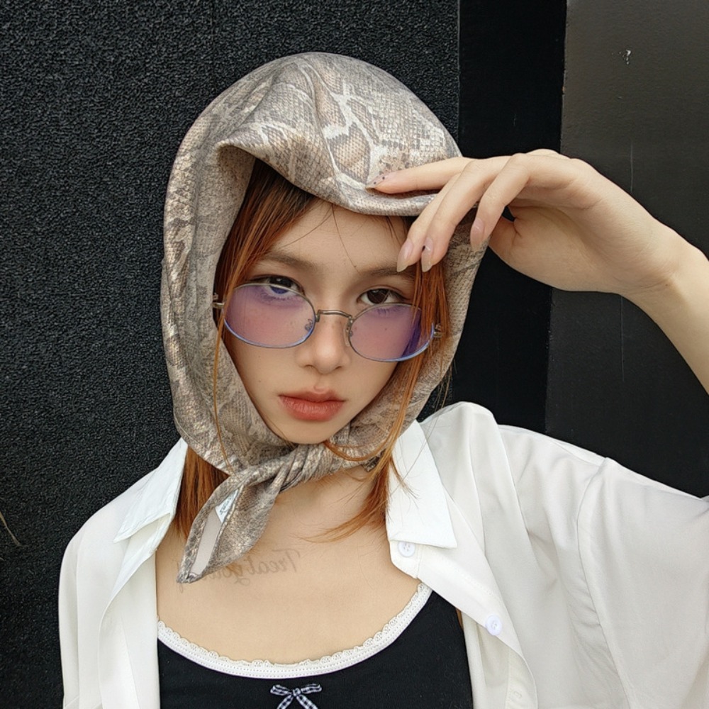 Headwear Y2K Snake Print Hair  - đánh giá và giá Street Fashion Baggy