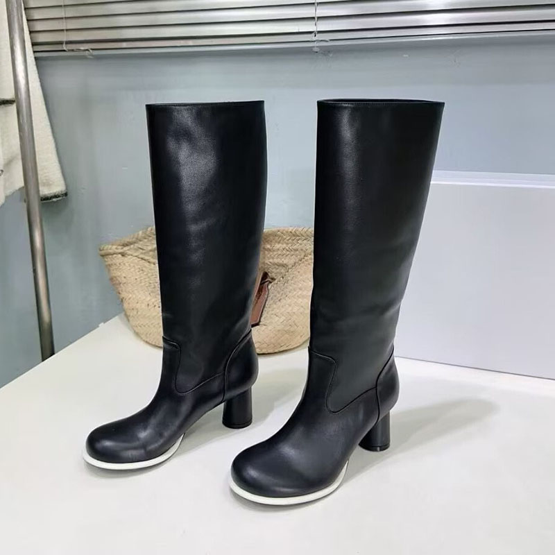 Genuine Leather Stretch Boots  - đánh giá và giá Street Fashion Rome 2025