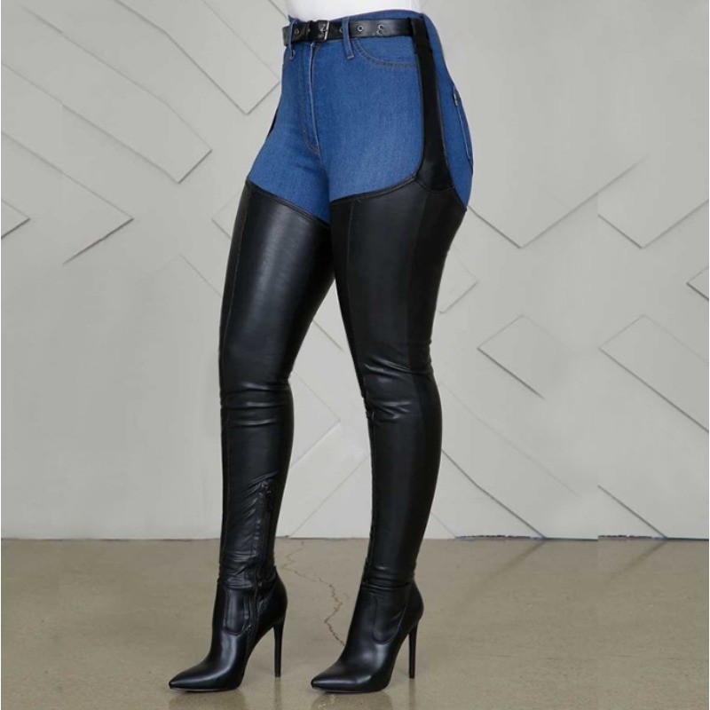 Black Thigh High Boots Big Siz - đánh giá và giá Street Fashion Rome 2025