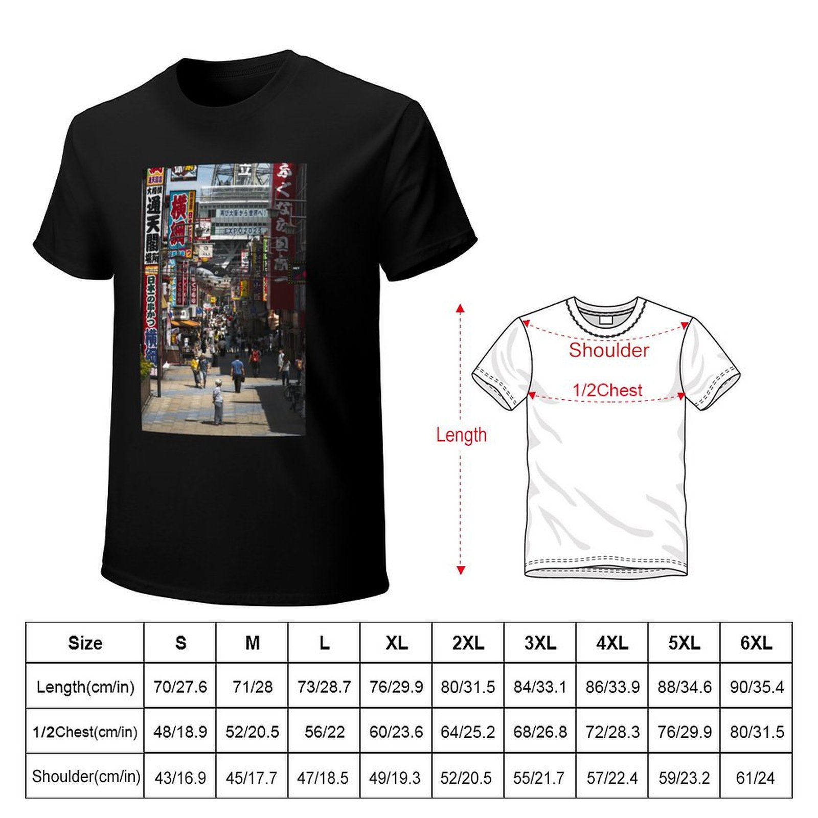 Osaka, Japan T-Shirt Street Fa - đánh giá và giá Street Fashion Osaka
